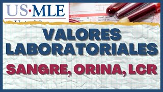 Valores Laboratoriales de Referencia  TODOS Link PDF [upl. by Sitof548]