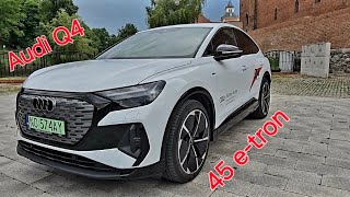 Audi Q4 45 etron 286KM sline Review [upl. by Gail]