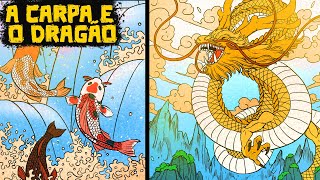 A Carpa e o Dragão  Mitologia Chinesa em Quadrinhos  Foca na História [upl. by Souvaine]