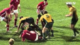 Highlights Wales U18 v Australia Schools  WRU TV [upl. by Liederman986]