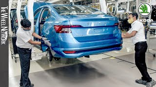 2022 Skoda Slavia Production in India Highlights [upl. by Ecitnerp221]