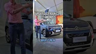 Updated Citroen C3 amp C3 Aircross revealed shorts [upl. by Eelek]