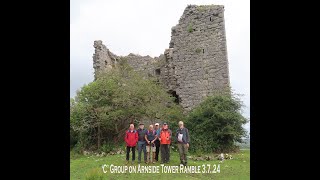 Sefton Road Ramblers C Group on Arnside TowerRramble 3 7 24 movie [upl. by Ecitnirp]