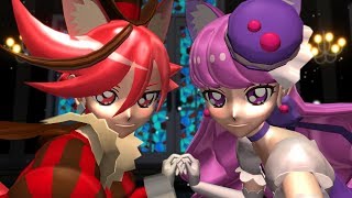 【ショコラ・マカロン】CURE UP↑RA♡PA☆PA〜ほほえみになる魔法〜【MMD】 [upl. by Arikehs]