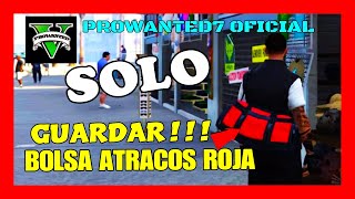 🚨NUEVO🚨SOLO GUARDAR MOCHILA DE ATRACOS ROJA  GTAV ONLINE TODAS LAS CONSOLAS [upl. by Goren]