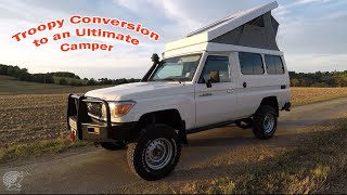 Toyota Land Cruiser HZJ 78 Troopy Ultimate Camper Conversion Offroad Roomtour [upl. by Yzeerb]