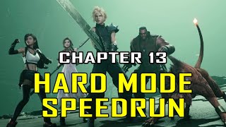 Final Fantasy 7 Rebirth  Hard Mode Speedrun Walkthrough  Chapter 13 [upl. by Analahs]