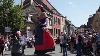 Steenvoorde  3e Ducasse de Géants Portés  8 mai 2022 [upl. by Maighdlin]