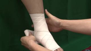 Ankle bandage video lecture CMU [upl. by Eelyma]