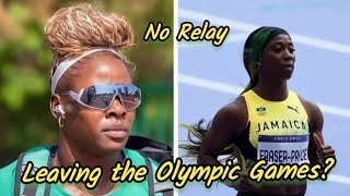 ShellyAnn FraserPryce amp Shericka Jackson Wont Participate in Relays  Out of 2024 Olympics Games [upl. by Athalie705]