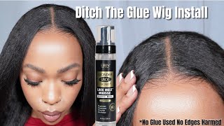 GLUELESS WIG INSTALL Extreme Melt NO GLUE Easy amp Beginner Friendly Wig Install KeeseesWorld [upl. by Odnalro]