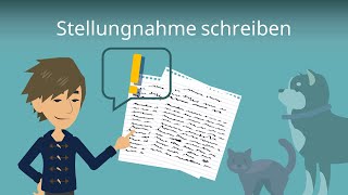 Stellungnahme schreiben  einfach erklärt [upl. by Ailemak]