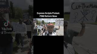 express scripts protest PBM reform now [upl. by Nirrej727]