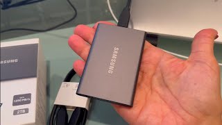 SAMSUNG T7 Portable SSD 2TB of Awesome Power  Full Review [upl. by Mayram]