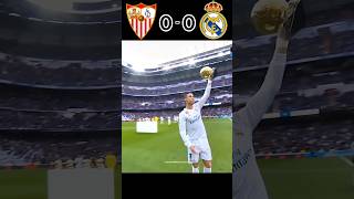 Ronaldo Top Moments  Real Madrid vs Sevilla  La Liga 2017 Highlights football youtube shorts [upl. by Enelear]