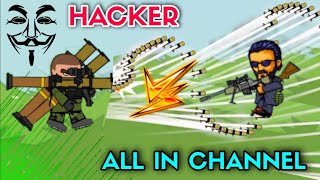 Mini Militia Hacker Vs All in channel😱 [upl. by Yak900]