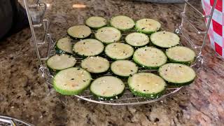 Dehydrated Zucchini Chips  Keto Style [upl. by Khai]