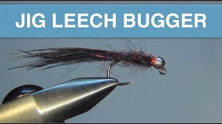 How To Tie The Jig Leech Bugger  Fly Tying [upl. by Llennol]