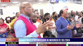 CULTE DINTERCESSION DU MERCREDI 07022024 [upl. by Eseerahs]