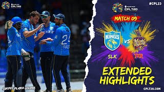 Extended Highlights  St Lucia Kings vs Trinbago Knight Riders  CPL 2023 [upl. by Keon]