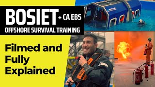 BOSIET offshore survival training course in full all you need to know [upl. by Novihc]