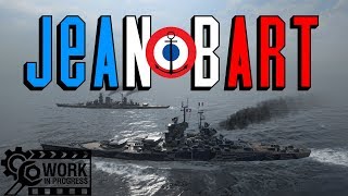 JEAN BART first Gameplay with MAIN RELOAD BOOSTER  World of Warships [upl. by Reffotsirk]