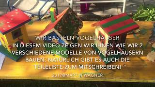 Vogelhaus selber bauen  basteln mit Kindern  DIY [upl. by Ahsil]