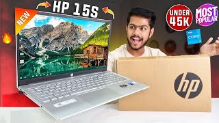 HP 15s Thin amp Light Laptop Unboxing🔥2024 GTA V Gaming Test Best Laptop Under 50k RS [upl. by Malarkey]