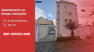 Apartamento com 2 dormitórios para alugar 55 m²  Portão  CuritibaPR [upl. by Arocet]