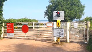 Woolaston Level Crossing Gloucestershire [upl. by Hootman14]