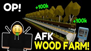 OP AFK Wood Farm 300k A Night  Roblox Islands [upl. by Nnylf]