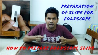 How to prepare Foldscope slide  Preparation of slides for Foldscope  Foldscope [upl. by Lindner928]