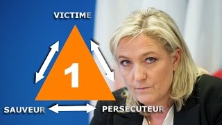 1 Le triangle dramatique de Karpman et Marine Le Pen [upl. by Reinert7]