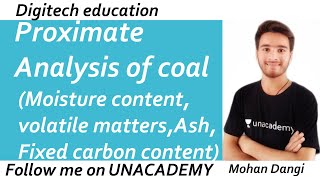 Proximate analysis  moisture content  Volatile compounds  Ash  fixed carbon content  Btech [upl. by Leunas807]