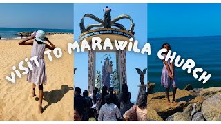 A visit to Holy Cross Shrine srilanka vlog marawila [upl. by Lisette]