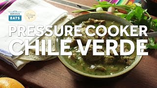 How to Make Pork Chile Verde in a Pressure Cooker [upl. by Rushing]