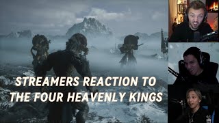 Black Myth Wukong  Streamers Reaction To The Four Heavenly Kings [upl. by Okiman]