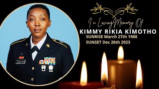 Kimmy Rikia Kimotho Funeral [upl. by Aitercal]