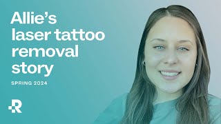 Allies Laser Tattoo Removal Journey [upl. by Ecnarrat510]