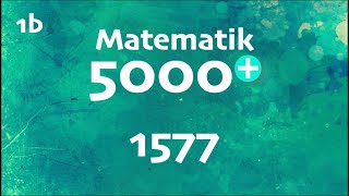 Matematik 5000 1b 1577 [upl. by Naujad]