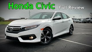 2017 Honda Civic Sedan Full Review  Touring EXL EXT EX amp LX [upl. by Topliffe65]