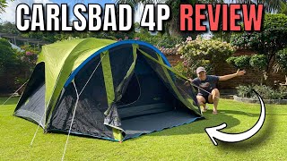 Coleman Carlsbad 4Person Tent TESTS  REVIEW [upl. by Jerad]