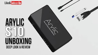 Arylic S10 Wireless streamer  Unbox amp Deep look arylic wirelessstreamer [upl. by Karlise]