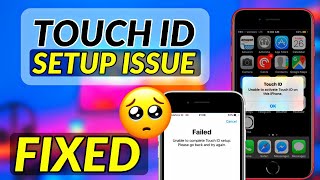 How To Fix Unable To Activate Touch ID On This iPhone I Unable to complete Touch ID Setup Error [upl. by Anileda]