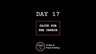 Wednesday 24th January  Faith for the Church [upl. by Elak]