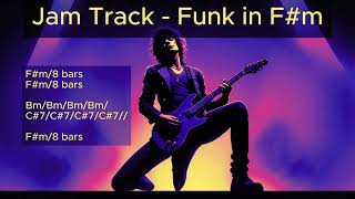 Jam Track  Funk in Fm  Tempo 105 [upl. by Tonry]