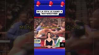 De la Hoya le gano a Floyd Mayweather boxeo boxing box [upl. by Eesak]