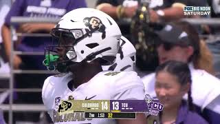 Trey Sanders TOUGH run ties the game 17 TCU vs Colorado [upl. by Nahraf]