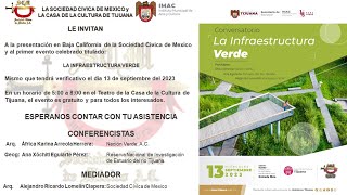 ECÚMENE TVS PRESENTA  CONVERSATORIO quotLA INFRAESTRUCTURA VERDEquot [upl. by Nolyar]