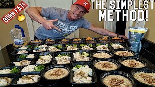 How To Meal Prep For The Entire Week  Bodybuilding Shredding Diet Meal Plan [upl. by Ennirok]